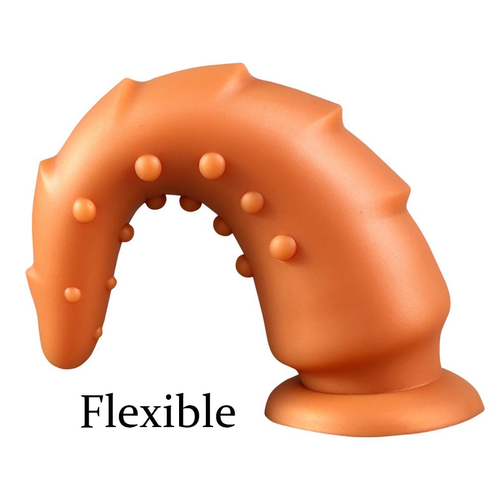 Silicone Dildo Anal Plug Soft Penis Anal Dilator Phallus Suction Cup Stimulate Vagina Anus Male Masturbator Sex Toy Sex Products