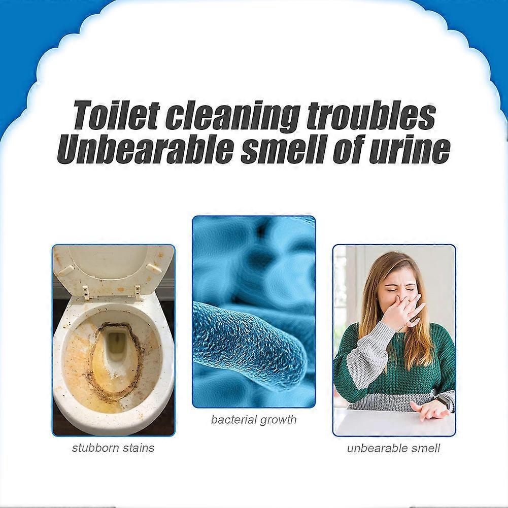 3 Pezzi Schiuma Detergente per WC Detergente Versatile per WC Polvere Schiumosa Pulizia Profonda Prodotti Chimici per la Pulizia della Casa