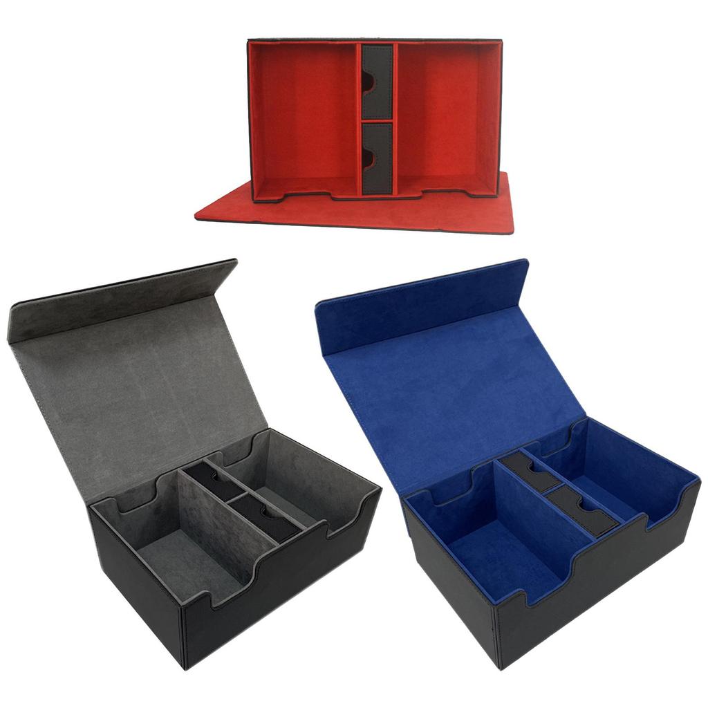 Card Storage Case Holder Dual Compartments Storage 400 Cards Professional
