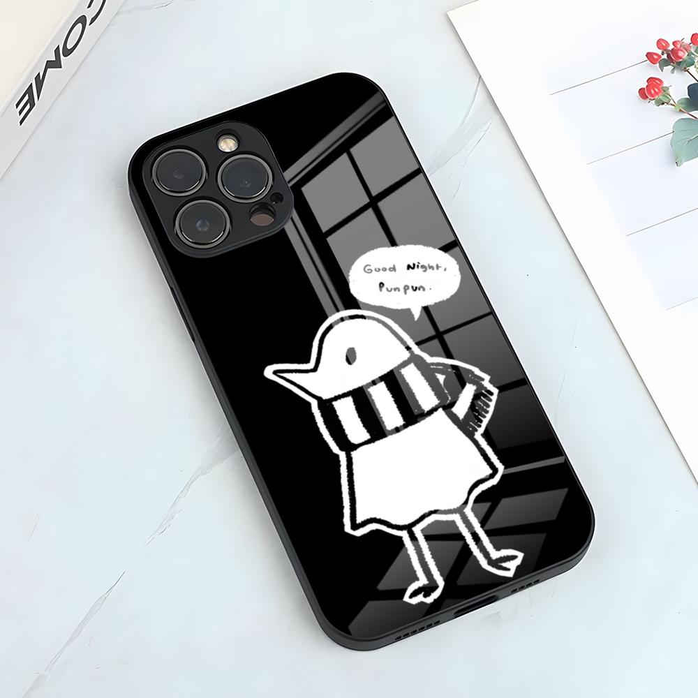 Goodnight Punpun Phone Case For IPhone 17 Pro Max 15 Pro 16 14 Plus 12 13 Mini 11 Pro Shockproof Glass Cover