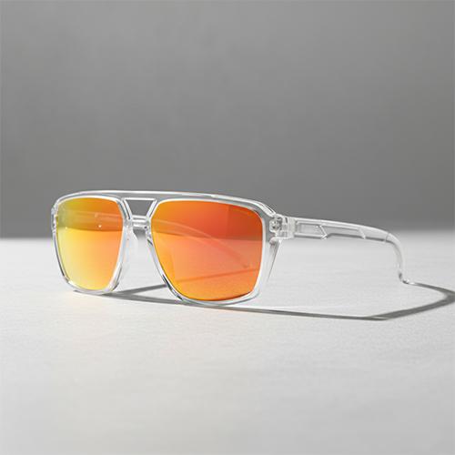 Pilli Forest Sports Sunglasses (Clear Orange Tint)