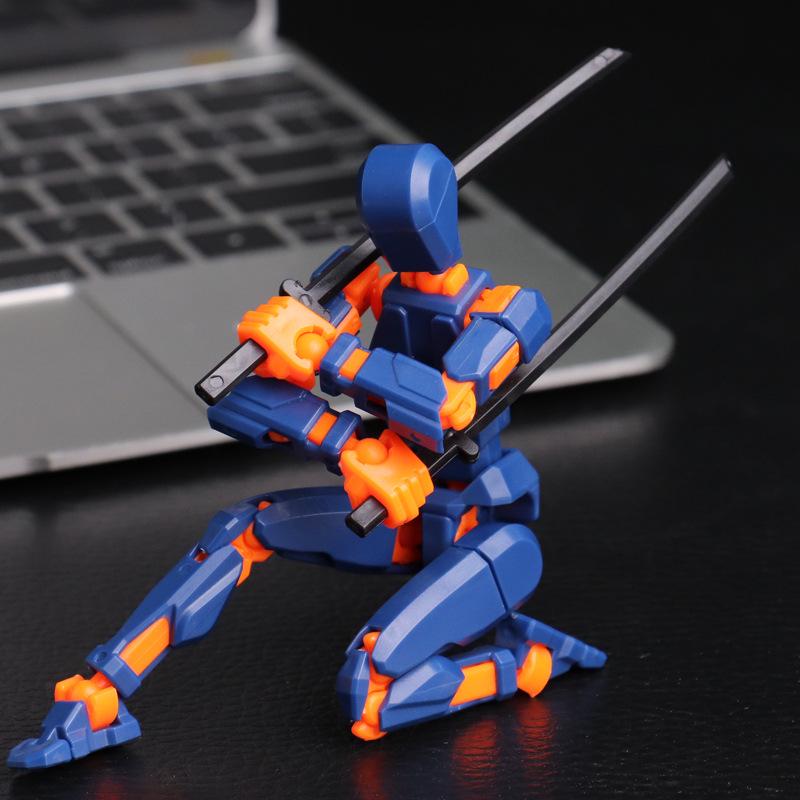 Lucky Doll: 13-Point Articulated 3D Printed Toy, 3rd Gen DIY Stress Relief Figure