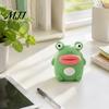 Squishy Frog Nursery Decor Silicone Night Light, Rechargeable Touch Bedside Lamp with 3 Brightness Soft Tap Light & Remote Control, 30 Min Timer
