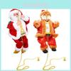 Unique Santa Claus Electric Climbing Doll With Cheerful Music For Holiday Decor
