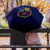 FC Barcelona  Pattern, Automatic Folding Umbrella, Portable and Foldable Design, 8 Ribs, a Christmas or Birthday Gift.
