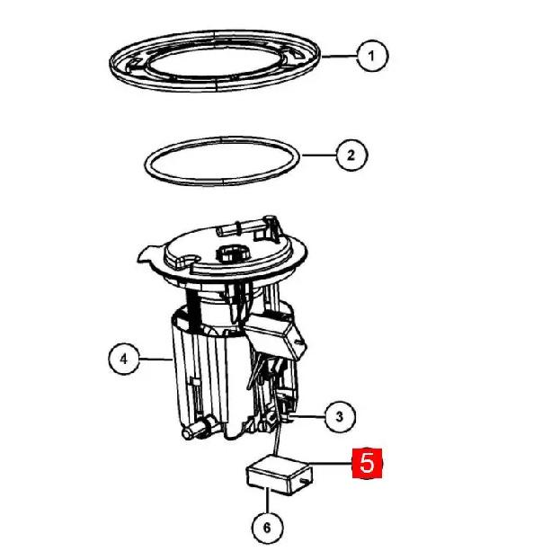 Car Fuel Level Sending Units 5183 203AB For Jeep Compass Patriot DODGE CALIBER 2.4L 2.0L 07-15 4DW