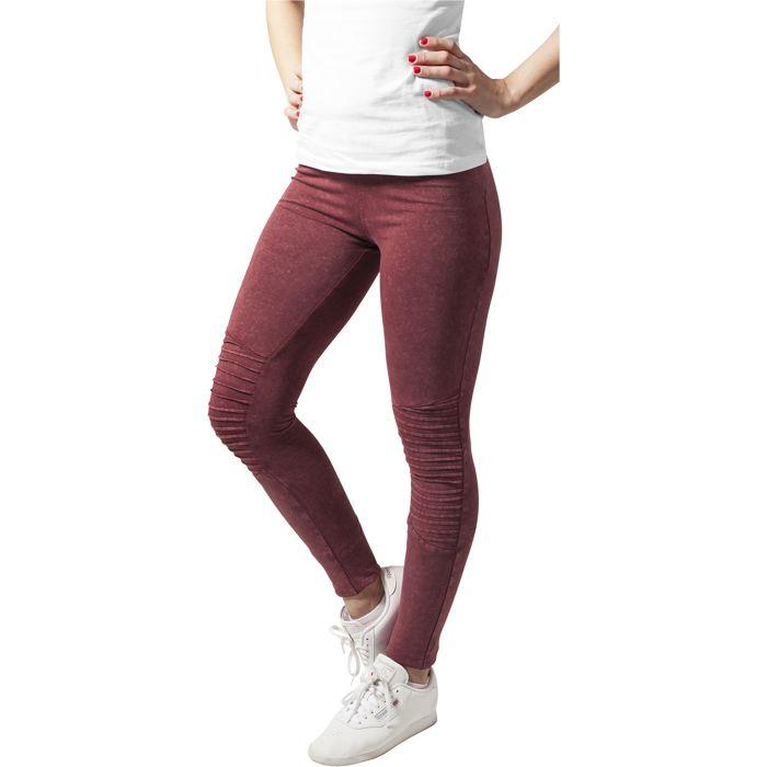 Legging Denim Jersey Urban Classics Femme Bleu Indigo - URBAN CLASSICS - Coupe slim - 95% coton, 5% élasthanne