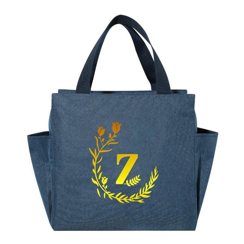 

New Portable Lunch Box Bag Portable Insulation Bag Large Capacity Aluminum Foil Lunch Bag Student Bring Rice Bento Bag 25*14*24CM