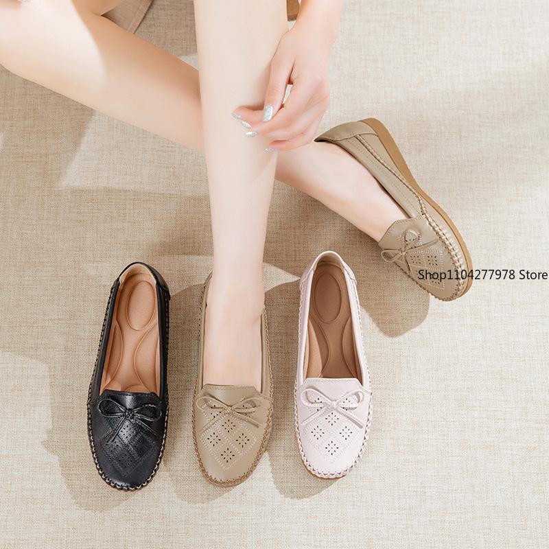 Fashion Pu Leather Dress Shoes Elegant Low Heeled Women's Shoes Fashion Light Cut Square Party Elegant Fashionable Single Shoes