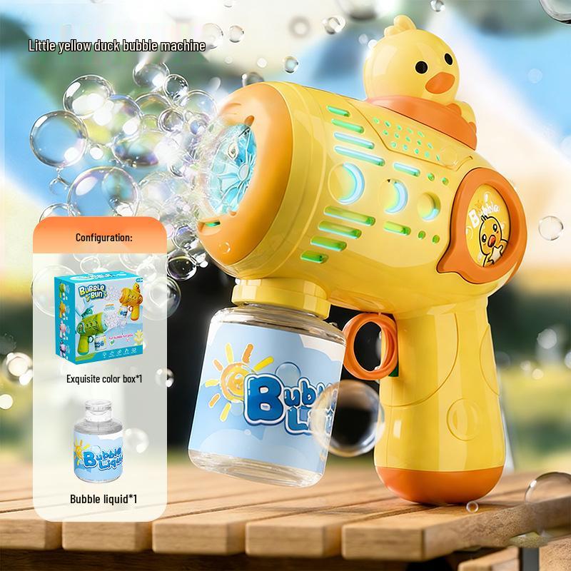 Electric Luminous Bubble Gun - Automatic Handheld Toy for Kids