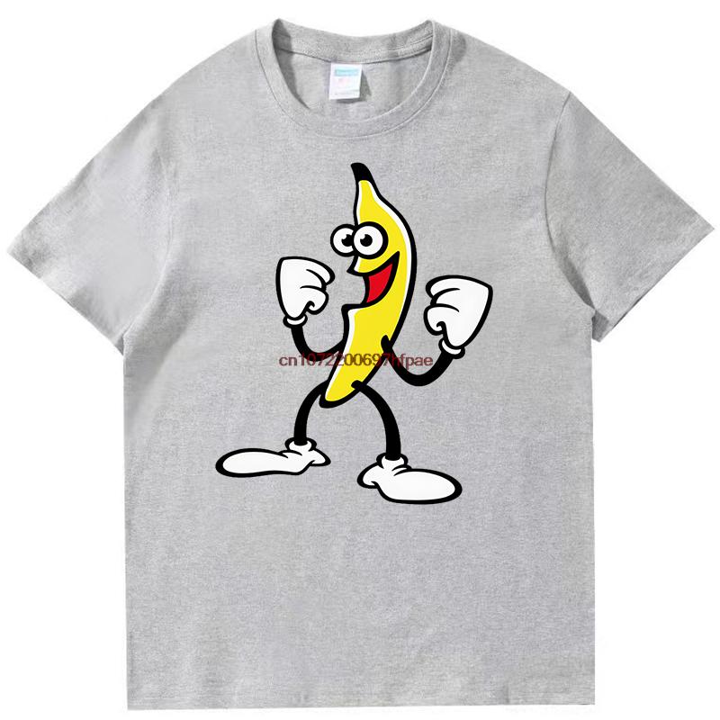 Happy Banana Fashion Graphic T Shirts Summer Tees Tops Cotton New Shirts And Tshirts Unisex Breathable Printing T Shirt