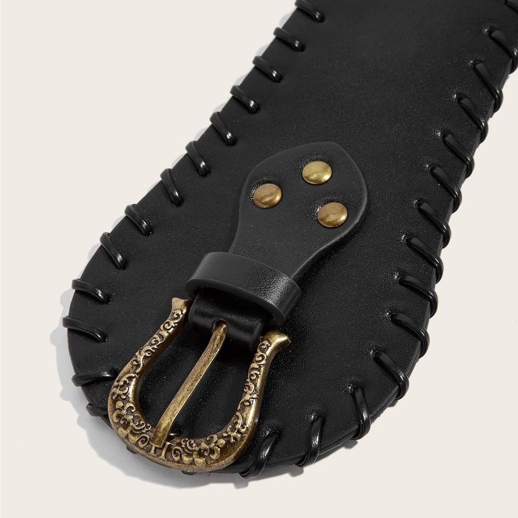 Vintage Waist Belt Elastic Sash for Women Fashionable Waistband Waist Ornament Jewelry for Parties and Weddings