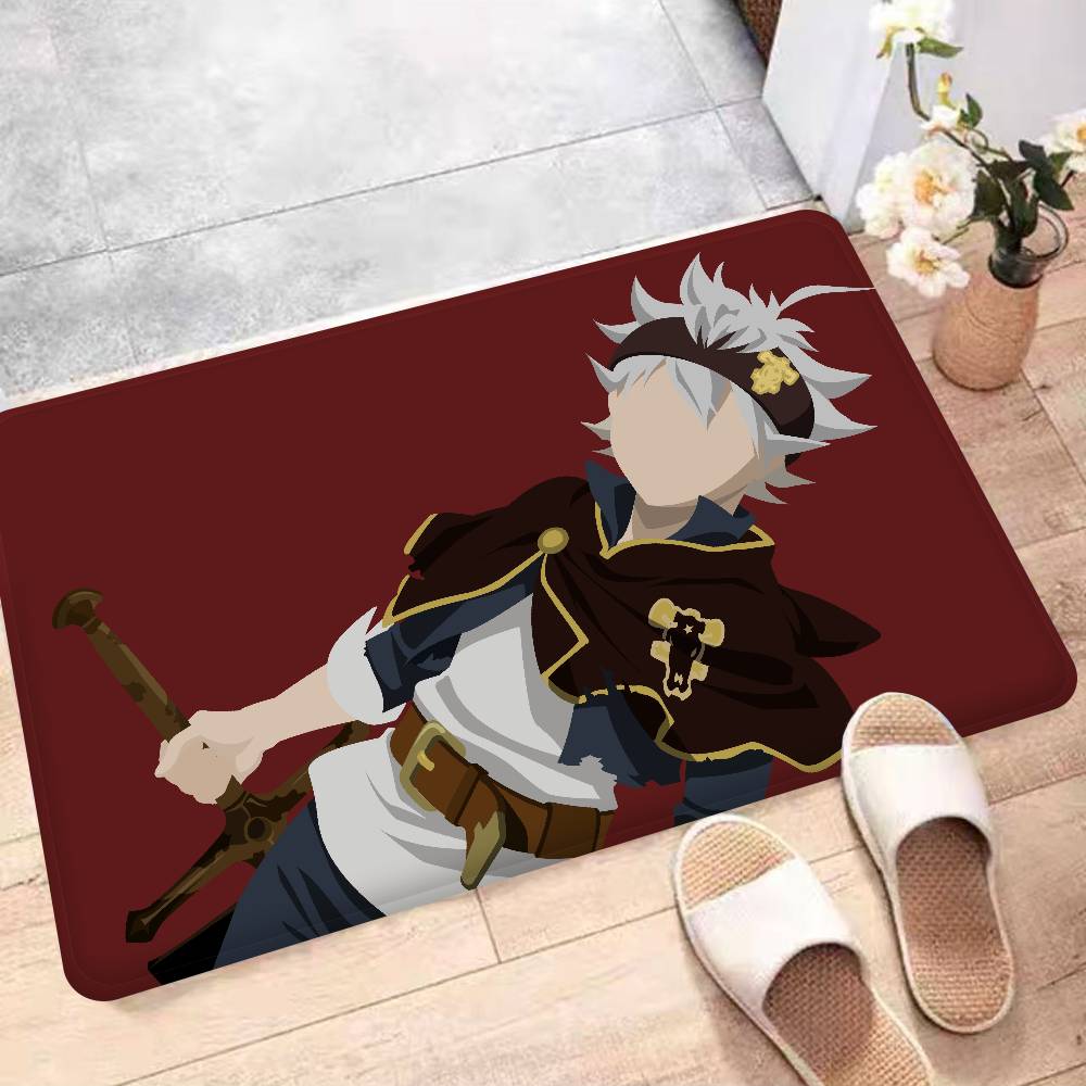 

Anime Black Clover Kitchen Mat Kids Room Bedroom Decoration Balcony Anti-Slip Doormat Living Room Alfombra 40x60 cm
