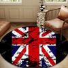 British Flag Artwork Round Mat Home Decor, Chair Rug For livingroom,Bedroom, Doormat Home Decor Birthday Gift Christmas Gifts