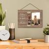 Dog Cat Pet Memorial Picture Frame with Collar Holder, Pet Cat Dog Memorial Loss Gifts for Loss of Dog, When Tomorrow Starts Without Me Picture Photo