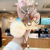 Chinese Style Horse Keychain Zodiac Mascot New Year Keyring Plush Pony Keychain  Bag Decoration