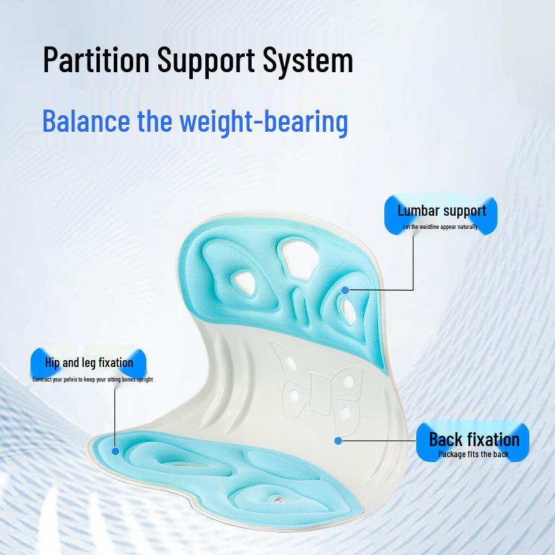 Cross-border Lumbar Support Cushion for Long Sitting, Stress Relief & Posture Correction