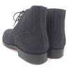 Pristine CROCKETT&JONES Ankle boots CHUKKA Dark navy Suede leather mens 5.5 Used