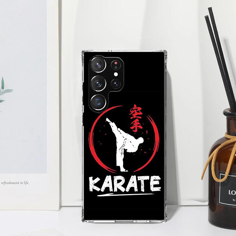 Oyama Kyokushin Karate Handyhülle Für Samsung Galaxy S25 S24 S23 S22 Ultra S21 FE S20 Plus S10 + S10E Kunst Fundas Rückseite S24