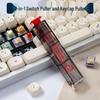 2-in-1 Keycap and Switch Puller for Hot-Swappable Mechanical Keyboards - Key Removal and Cleaning Tool