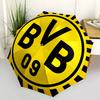 BVB, Dortmund Automatic Opening and Closing, 8 Rib Structure Portable Umbrella, Suitable for Men and Women In All Seasons  Perfect Gift for
