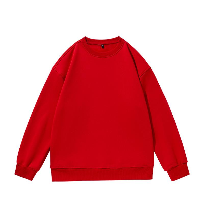 Осенне-зимняя повседневная и универсальная красная зодиакальная толстовка с круглым — фото 5