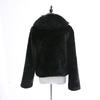 Youthful Mink Fur Coat: Short Style with Fur Collar, European & American Fashion, Women's Warm Outerwear.