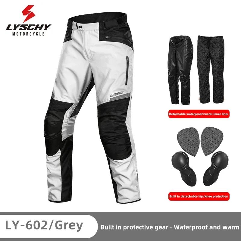LYSCHY Motocross Jacket Autumn Winter Waterproof Warm Inner Liner Motorcycle Riding Clothing Anti-fall Off-road Jacket Rallysuit
