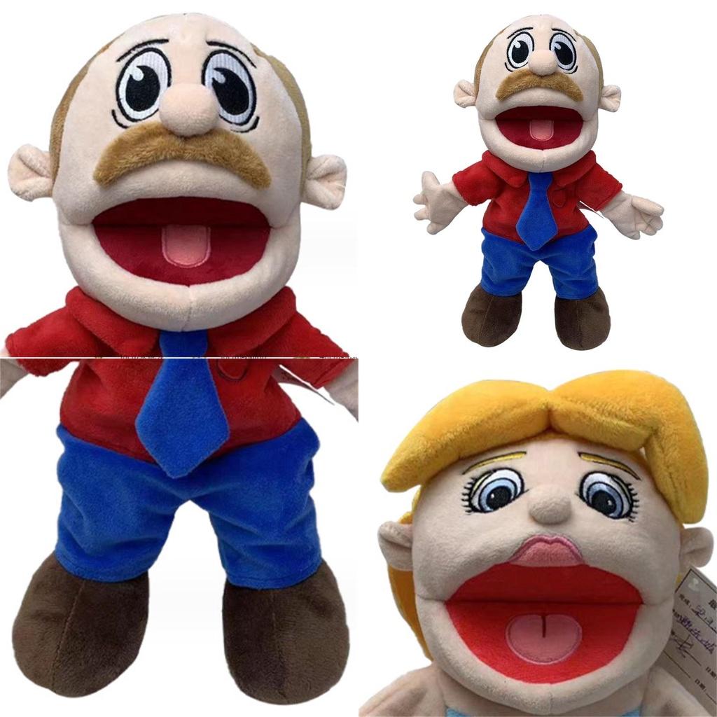 Lustiger Cartoon Offener Mund Junge Handpuppe Plüschtier Für Eltern-Kind-Interaktion Und Frühpädagogik Geschenk Charaktere)