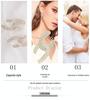 Xiao Xiangfeng Double C Pearl Bowknot Earrings: 925 Silver Zircon Japanese-Korean Style
