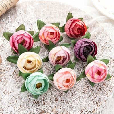 Silk Artificial Flowers Tea Rose Bud Home Room Vase Festival Outdoor Garden Decora Wedding Bridal Diy Gifts Candy Box Scrapbook