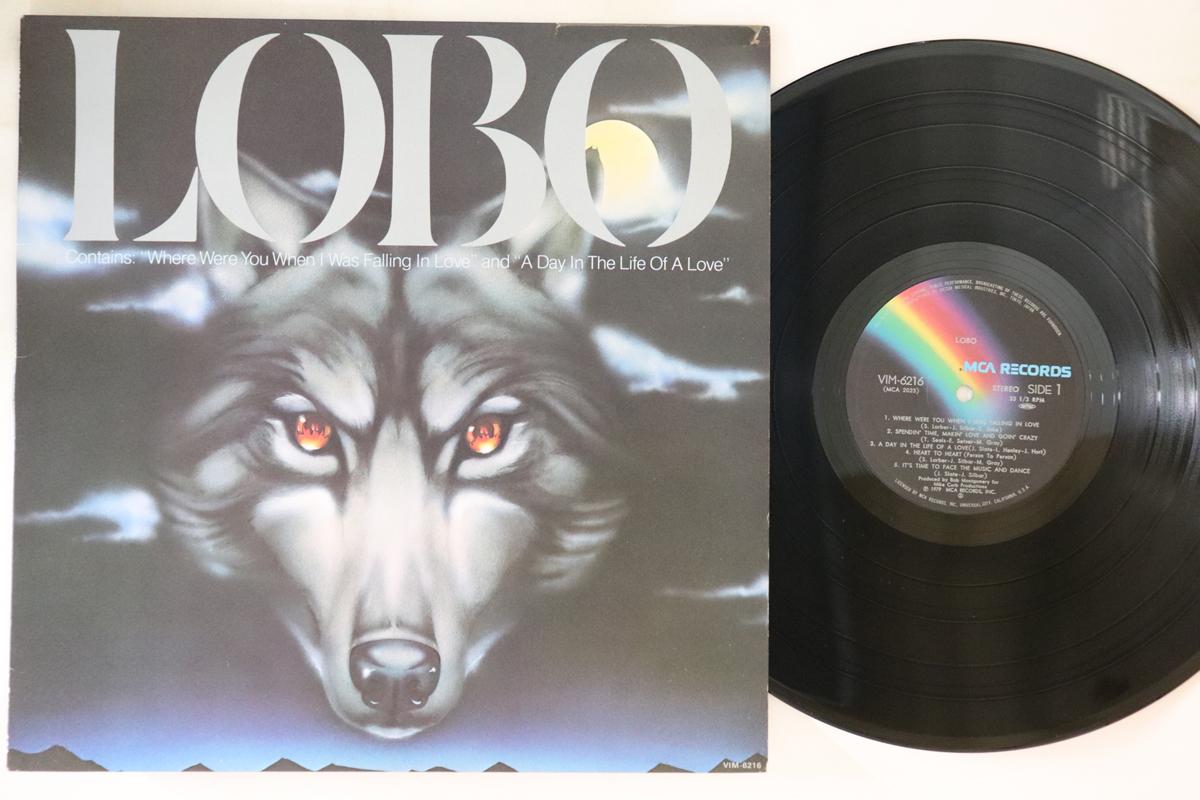 

LP Record LOBO - Lobo VIM6216 MCA 1980 Japan Rock Used