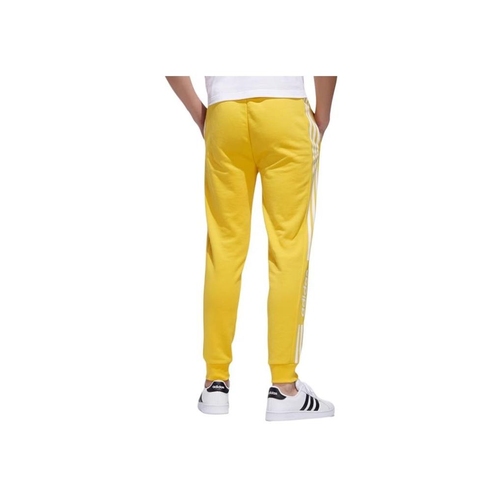 Adidas Neo M Ce 3S Tp Mens Training Series Tapered Fashion Casual Knitted Sports Pants Men Pants Yellow GD1639