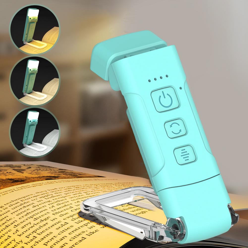 LED Table Lamp USB Chargeable Desk Lamps Foldable Eye Desktop Reading Night Lights Adjustable Brightness Reading Lamp