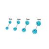 925 Silver Soft Clay Ball Earrings with Easy-Screw Design and Comfortable Fit