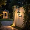 1/2/4pcs Garden Warm Lights Waterproof Outdoor Solar Street Light Lightings Wall Light Fixture Leds for Lighting Outdoor Gardens Decoration