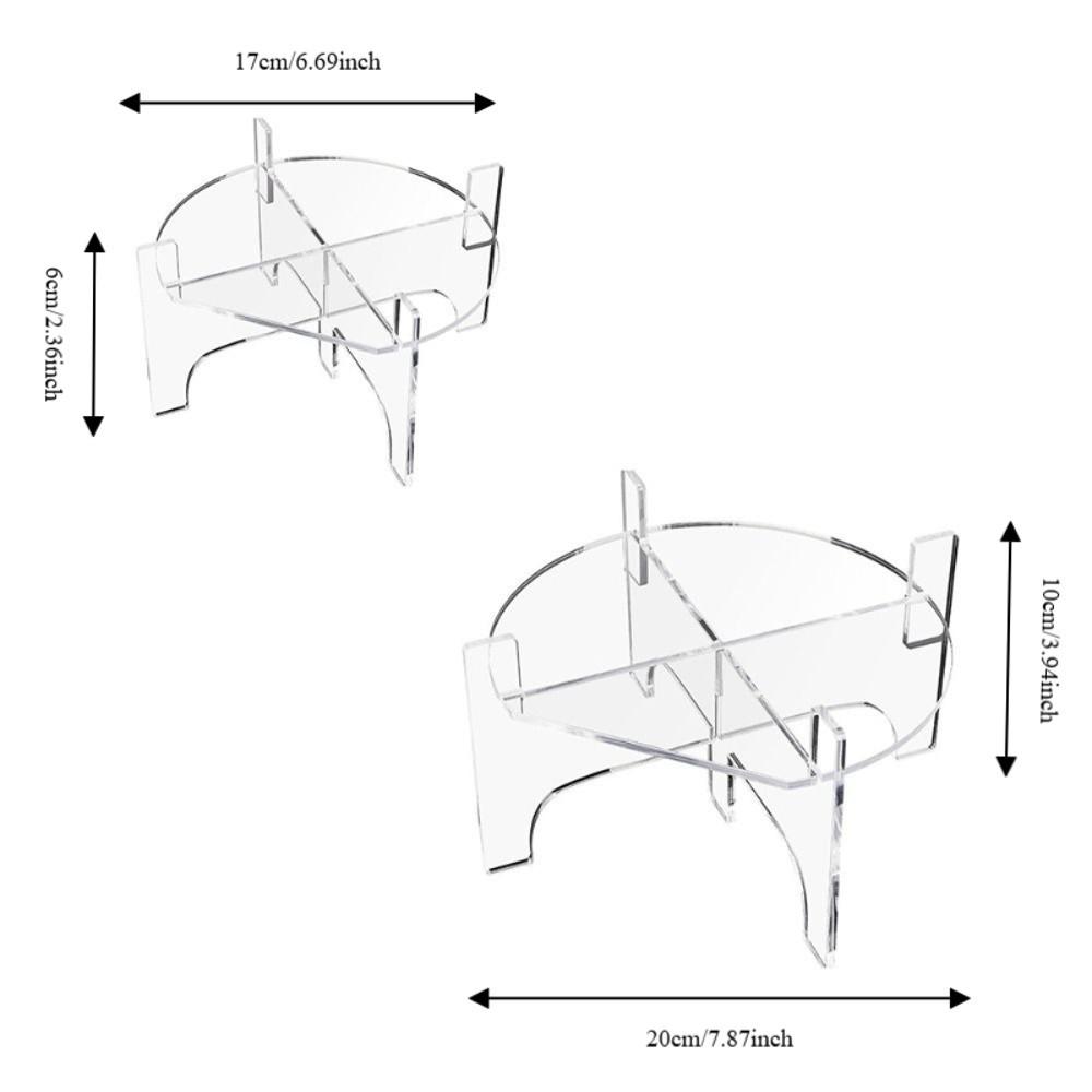 Acrylic Beverage Kettle Support Bracket Transparent Foods Organizer Stand  Kitchen