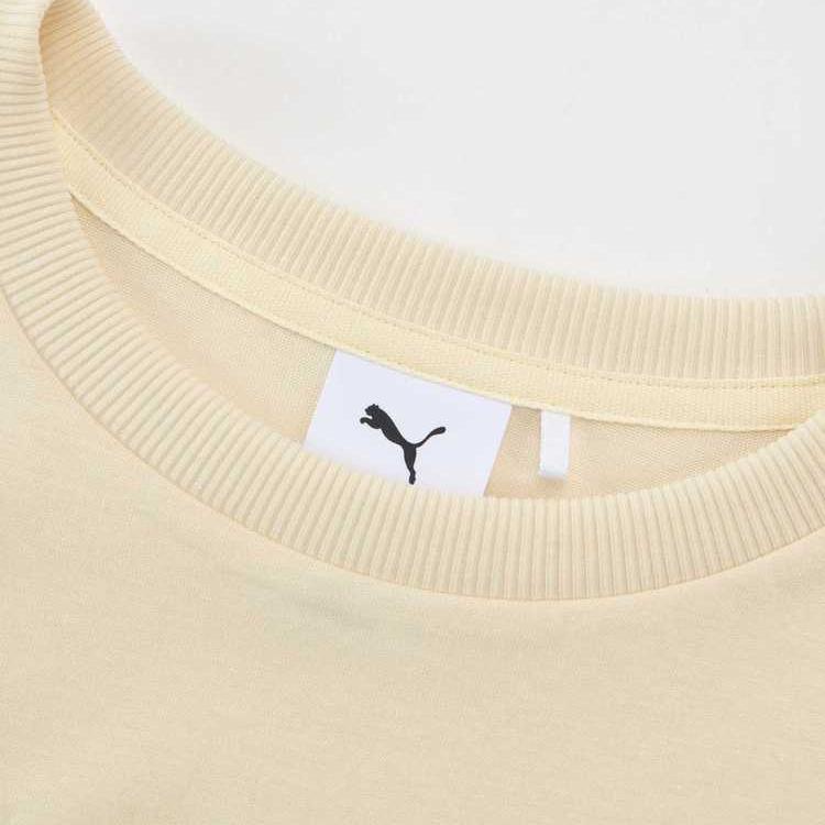 New PUMA SelectCLASSICS T Shirt Women's Almond Candy 87 631564-87