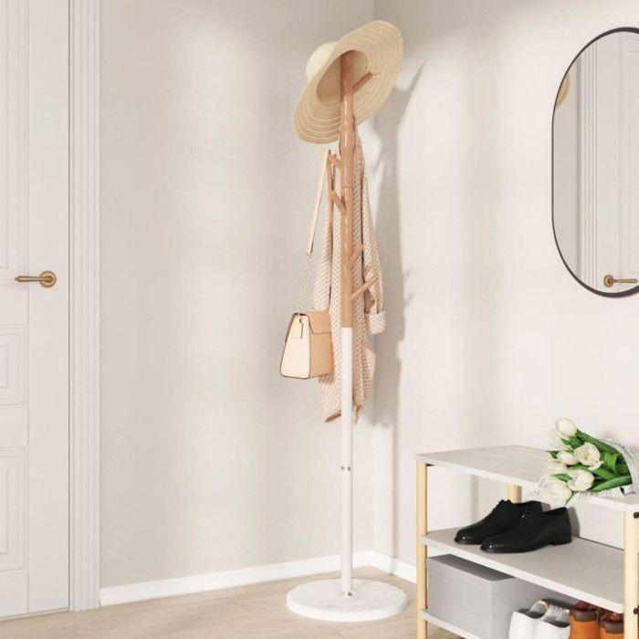 Porte-manteau - vidaXL - 172 cm - Métal - Blanc - Contemporain