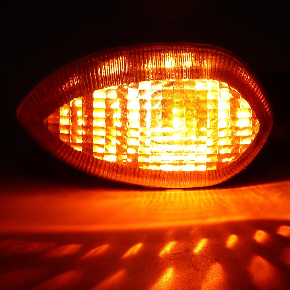 2PCS Motorcycle Modification Turn Signal Light Lamp Fit For YAMAHA R1 Accessories(Black&White)