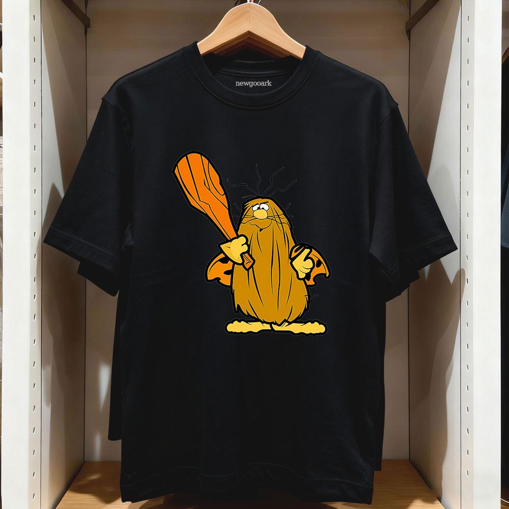 vintage cartoon Captain CaveUnisex TShirt Women Unisex Casual Cotton Printed T Shirts Creative Streetwear Camisetas Tops Tee S