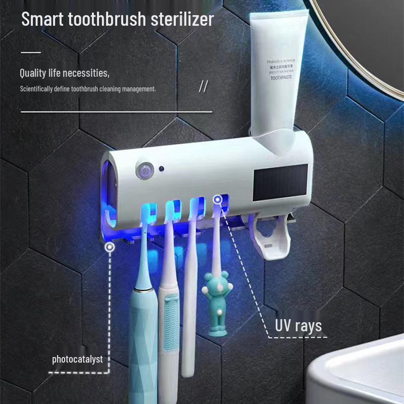 Multifunctional UV Toothbrush Holder & Toothpaste Squeezer