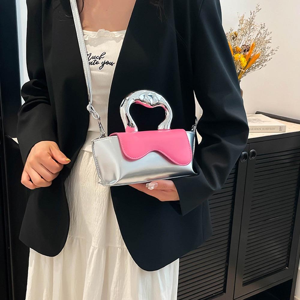 Elegant PU Leather Shoulder  Bag Waterproof Women's Handbag Square Crossbody Bag  Outdoor