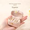 Compact Mini Ring & Earring Travel Storage Box - Elegant Jewelry Organizer