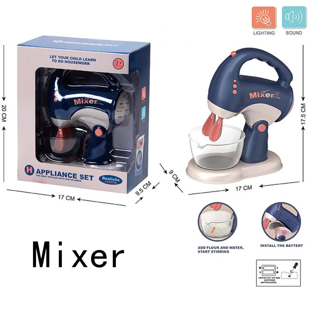 Juguetes de Cocina de Juego Eléctrico Aspiradora Escoba de Agua Exprimidor Doméstico Dispensador Lavadora Electrodomésticos de Simulación