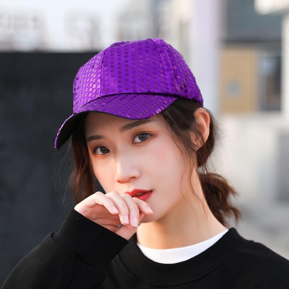 Sequined Baseball Cap Party Dress Party Deco New Performance Prop  Party