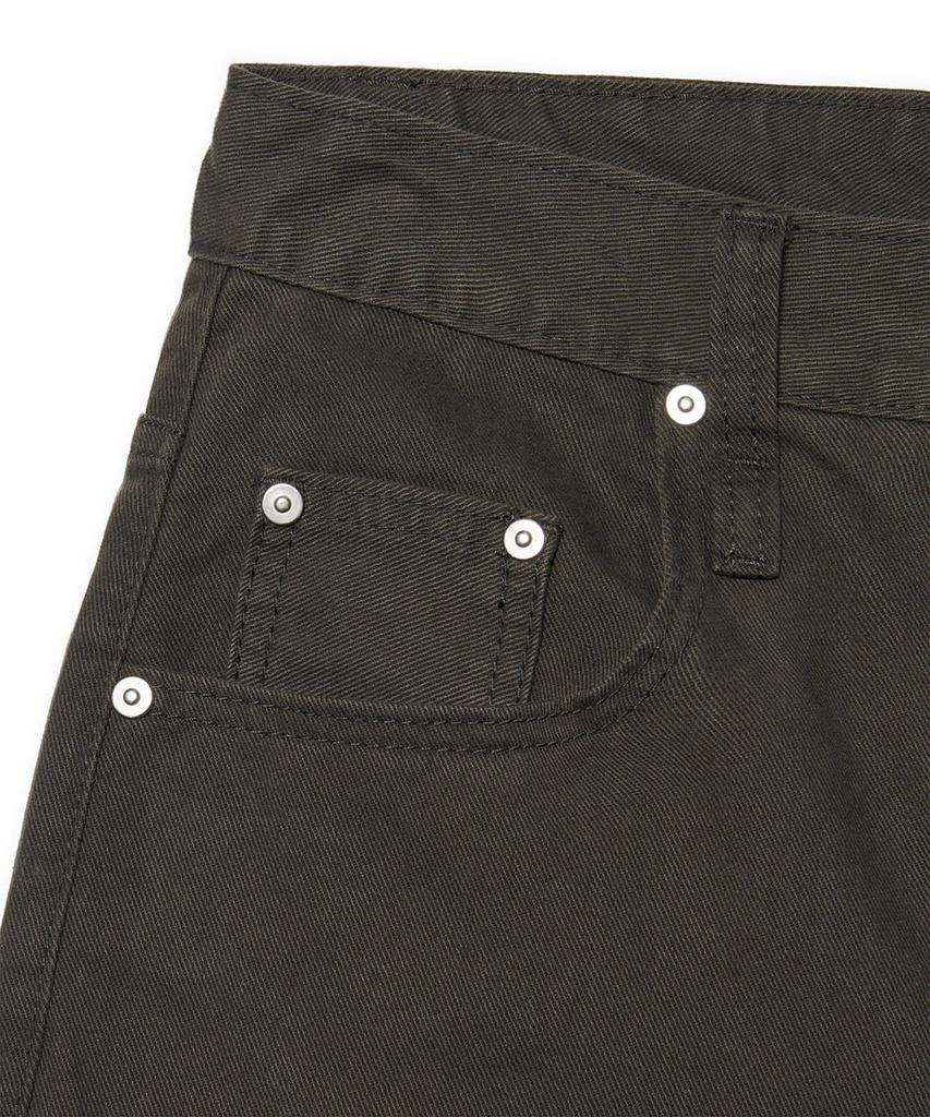 Nomaenyueol Wave Curved Cotton Pants - Charcoal