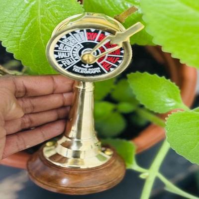 15.24 Cm Nautical Maritime Solid Brass Ship Engine Room Telegraph Collectible Gift