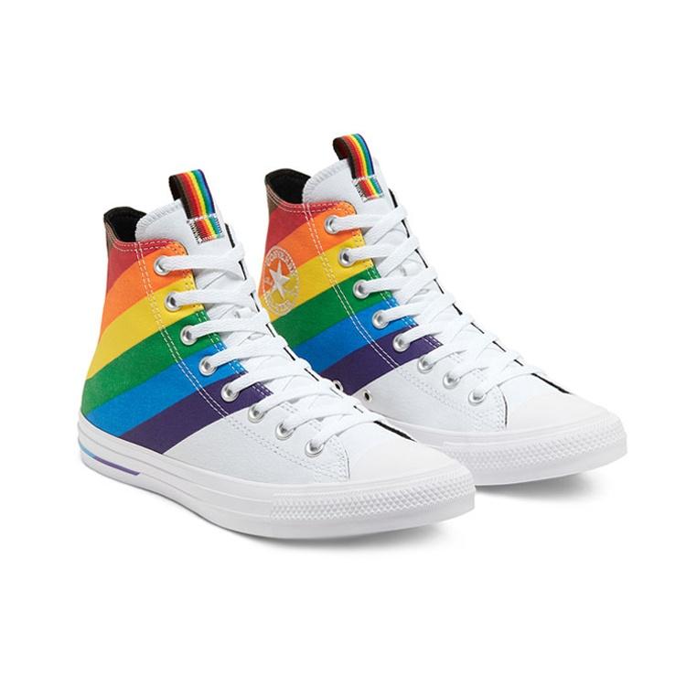 Converse Chuck Taylor All Star High 'Pride - White' Men's 167758C