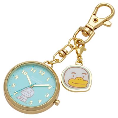 Taschenuhr Schlüsselanhänger Uhr Analog Kakao Friends Charm Schlüsselanhänger Uhr J Tube Grün [Fieldwork] Damen KKO002-4